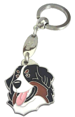 BERNESE MOUNTAIN DOG <br> (keyring, engraving included)